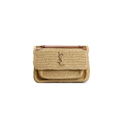 YSL NIKI MEDIUM IN CANVAS 633158365 (28*20.5*8.5cm)